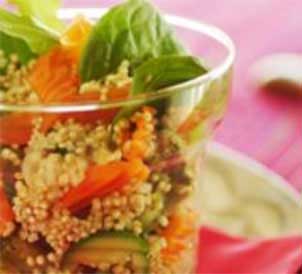 Salade de quinoa Bio aux petits legumes